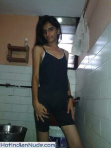 Pics of a lovely Indian girl with a slim physique