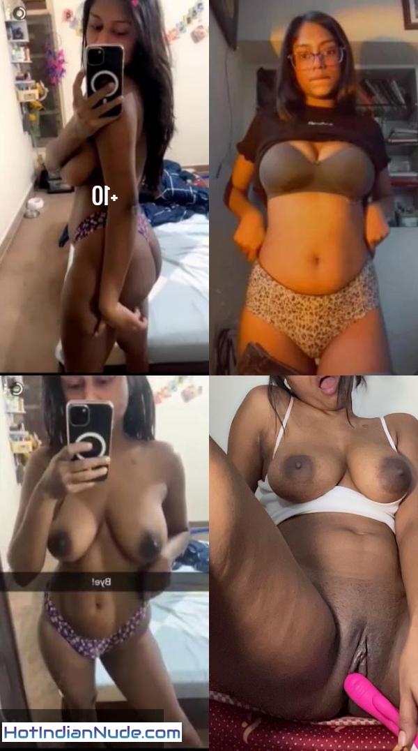 Tamil Girl Selfie Boobs Show With Dark Nipples