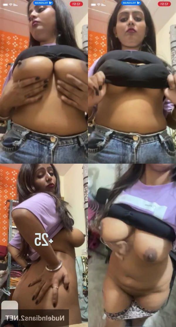 Unseen Big Tits Nude Desi Girl Photo